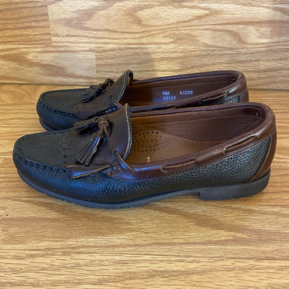 Allen Edmonds Nashua Tassel Loafers Brown Leather Shoe Men's Size 8 1/2E  42253 - Picture 9 of 14
